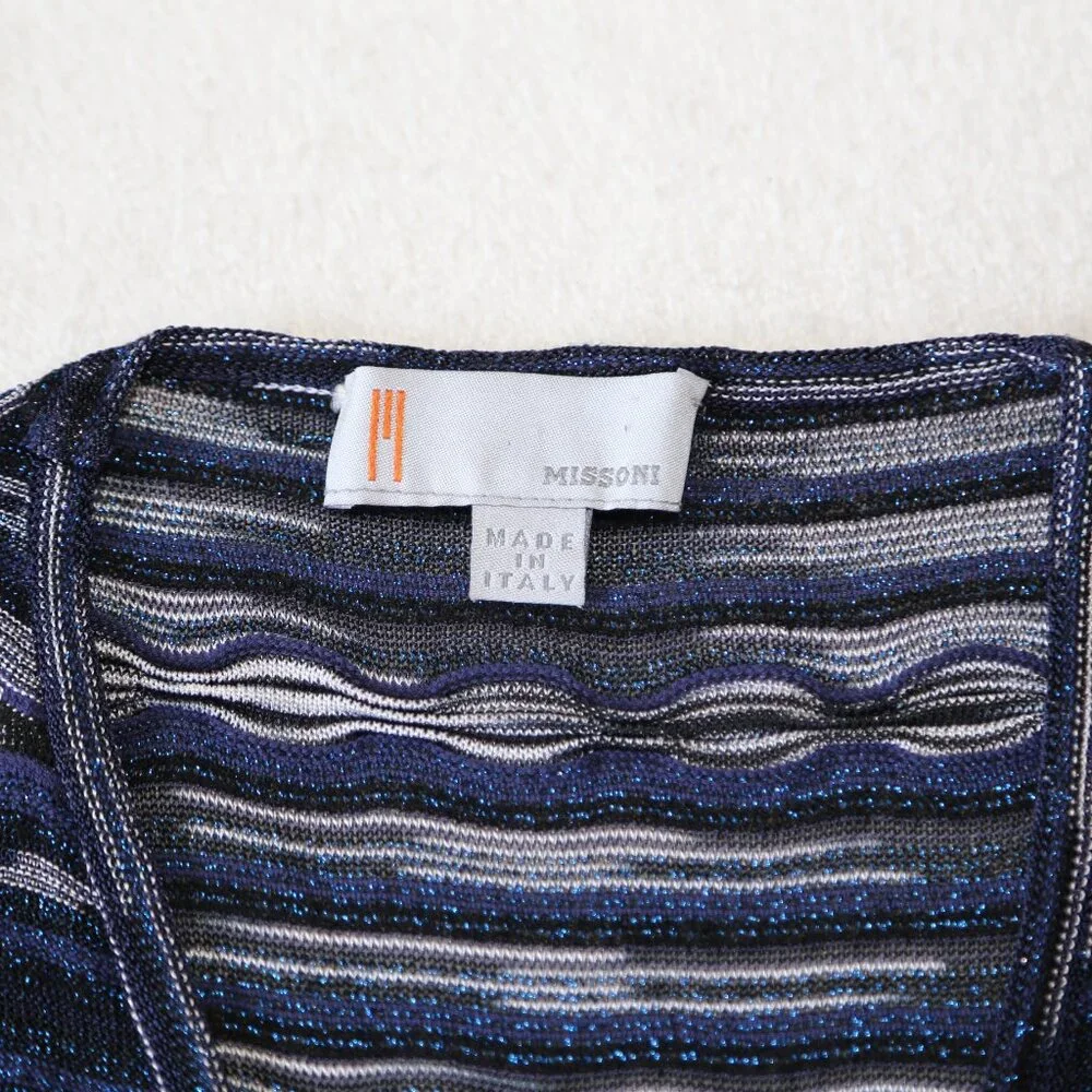 Gorgeous Missoni made in Italy V neck knit midi dress US Size 6 - Picture 8 of 10